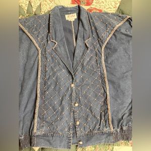 Vintage Dark Denim Jacket